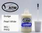 Preview: Dodge, Pearl White, WQ / PWQ: 20ml Lackstift, von ATW Autoteile West.